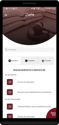 Juris android App screenshot 5